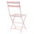 Conjunto de Mesa com 2 Cadeiras Dkd Home Decor Cor de Rosa Metal (3 Pcs)