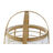 Lâmpada de Mesa Dkd Home Decor Linho Branco Bambu 220 V 40 W (32 X 32 X 45.5 cm)