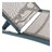 Ligstoel Dkd Home Decor com Rodas Cinzento Pvc Alumínio (187,5 X 64 X 97 cm)