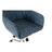 Cadeira Dkd Home Decor Azul Prata Poliéster Metal (52 X 60 X 79 cm)