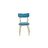 Cadeira de Sala de Jantar Dkd Home Decor Azul Poliuretano Metal (51 X 46 X 76 cm)