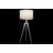 Lâmpada de Mesa Dkd Home Decor Branco Poliéster Madeira 220 V 50 W