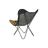 Cadeira Dkd Home Decor Preto Metal Castanho Pele (73 X 70 X 93 cm)