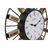 Relógio de Parede Dkd Home Decor Cristal Prateado Dourado Ferro (40 X 6.4 X 40 cm) (2 Pcs)