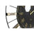 Relógio de Parede Dkd Home Decor Cristal Prateado Dourado Ferro (2 Pcs) (70 X 7 X 70 cm)