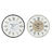 Relógio de Parede Dkd Home Decor Cinzento Bege Ferro Madeira Mdf (2 Pcs) (60 X 5 X 60 cm)