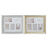 Moldura de Fotos Dkd Home Decor Luxury Prateado Dourado Tradicional (46,5 X 2 X 40 cm) (2 Unidades)