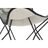 Cadeira Dkd Home Decor Preto Cinzento Bege Metal Pele Branco (74 X 70 X 90 cm)
