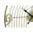 Relógio de Parede Dkd Home Decor Preto Dourado Metal (45 X 3 X 45 cm)