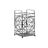 Escorredor de Talheres Dkd Home Decor Preto Metal Geométrico Cottage (12 X 12 X 20 cm)