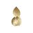 Luminária de Parede Dkd Home Decor Dourado Metal 220 V 50 W Folha de Planta (37 X 14 X 58 cm)
