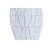 Vaso Dkd Home Decor Branco Resina Moderno (19 X 19 X 60 cm)