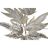 Luminária de Chão Dkd Home Decor Cinzento Metal Tropical Folha de Planta (51 X 51 X 87 cm)
