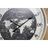 Relógio de Parede Dkd Home Decor Preto Mdf Branco Ferro Mapa do Mundo (60 X 4,5 X 60 cm)