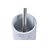 Piaçaba Dkd Home Decor Scandi Prateado Cinzento Cimento Aço Inoxidável Alumínio (10 X 10 X 40 cm)