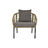 Conjunto de Mesa com 2 Cadeiras Dkd Home Decor Rotim Sintético Aço (68 X 73,5 X 66,5 cm)