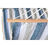 Cama de Rede Dkd Home Decor Riscas Azul Branco (200 X 100 X 5 cm)