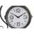 Relógio de Parede Dkd Home Decor Estação Ferro Vintage 2 Unidades (29 X 10 X 39,5 cm)