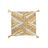 Capa de Travesseiro Dkd Home Decor Amarelo (50 X 1 X 50 cm)