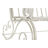 Cadeira de Baloiço Dkd Home Decor Metal Alumínio Branco (118 X 90 X 92 cm)