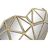 Figura Decorativa Dkd Home Decor Cristal Coração Dourado Resina (26 X 5 X 21 cm)