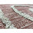 Tapete Dkd Home Decor Cor de Rosa Terracota Branco Franjas Urbana (120 X 180 X 1 cm)