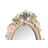 Espelho com Suporte Dkd Home Decor 16,5 X 13 X 30 cm Cristal Resina Multicolor Romântico