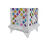 Lâmpada de Mesa Dkd Home Decor 18 X 18 X 46 cm Metal Branco Multicolor 220 V 50 W