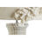 Lâmpada de Mesa Dkd Home Decor Branco Castanho 50 W 220 V 42 X 42 X 70 cm