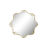 Espelho de Parede Home Esprit Dourado Metal Cristal 73 X 2 X 73 cm