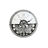 Relógio de Parede Home Esprit Preto Prateado Metal Cristal Engrenagens 52 X 8,5 X 52 cm