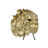Luminária de Parede Home Esprit Dourado Resina 50 W Moderno Bulldog 220 V 25 X 23 X 29 cm