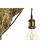 Luminária de Chão Home Esprit Dourado Metal Resina 50 W 220 V 40 X 24 X 74 cm