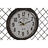 Relógio de Parede Home Esprit Cinzento Escuro Polipropileno Ferro 93 X 5 X 42 cm