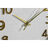 Relógio de Parede Home Esprit Branco Dourado Pvc 30 X 4 X 30 cm (2 Unidades)