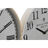 Relógio de Parede Home Esprit Branco Cristal Madeira Mdf 40 X 4,5 X 40 cm (2 Unidades)