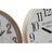 Relógio de Parede Home Esprit Branco Cristal Madeira Mdf 32 X 4,5 X 32 cm (2 Unidades)