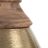 Candeeiro de Teto Dourado Ferro 30 X 30 X 54 cm