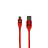 Cabo USB para Micro USB Contact 1,5 M Vermelho