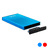 Invólucro de Disco Rígido Tooq TQE-2527 2,5" USB 3.0 Azul