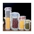 Conjunto de Sacos Reutilizáveis para Alimentos Wooow 4 Peças (16,5 X 24,3 X 7,4 cm)