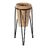 Conjunto de Vasos 34 X 34 X 58 cm Natural Preto Metal Bambu (2 Unidades)