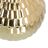 Lâmpada de Mesa 32 X 32 X 45,5 cm Cerâmica Tecido Sintético Dourado Branco