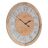 Relógio de Parede Natural Madeira de Abeto 60 X 4,5 X 60 cm