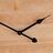 Relógio de Parede Natural Madeira de Abeto 60 X 4,5 X 60 cm
