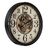 Relógio de Parede Preto Creme Cristal Ferro 66 X 9,5 X 66 cm (3 Unidades)