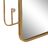 Espelho de Parede Dourado Ferro 55 X 2,5 X 100 cm