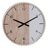Relógio de Parede Branco Natural Madeira 60 X 60 X 5,5 cm