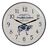 Relógio de Parede Preto Creme Ferro 62 X 62 X 6,5 cm