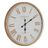 Relógio de Parede Branco Natural Ferro 60 X 60 X 6 cm